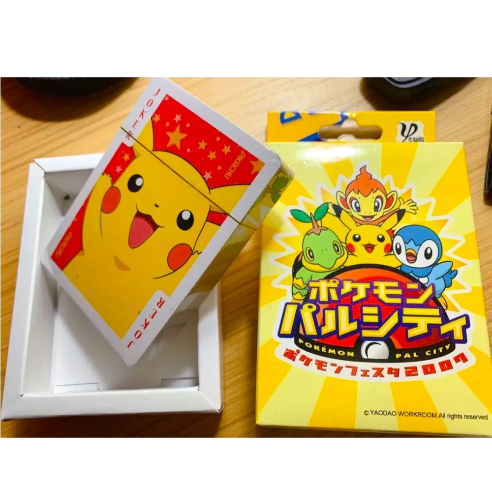 COPY - Pokemon Playing Card Poker Yellow Deck Very Rare Card Factory Ne…